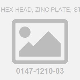 Screw M 5X 25;Hex Head, Zinc Plate, Stainless Steel
